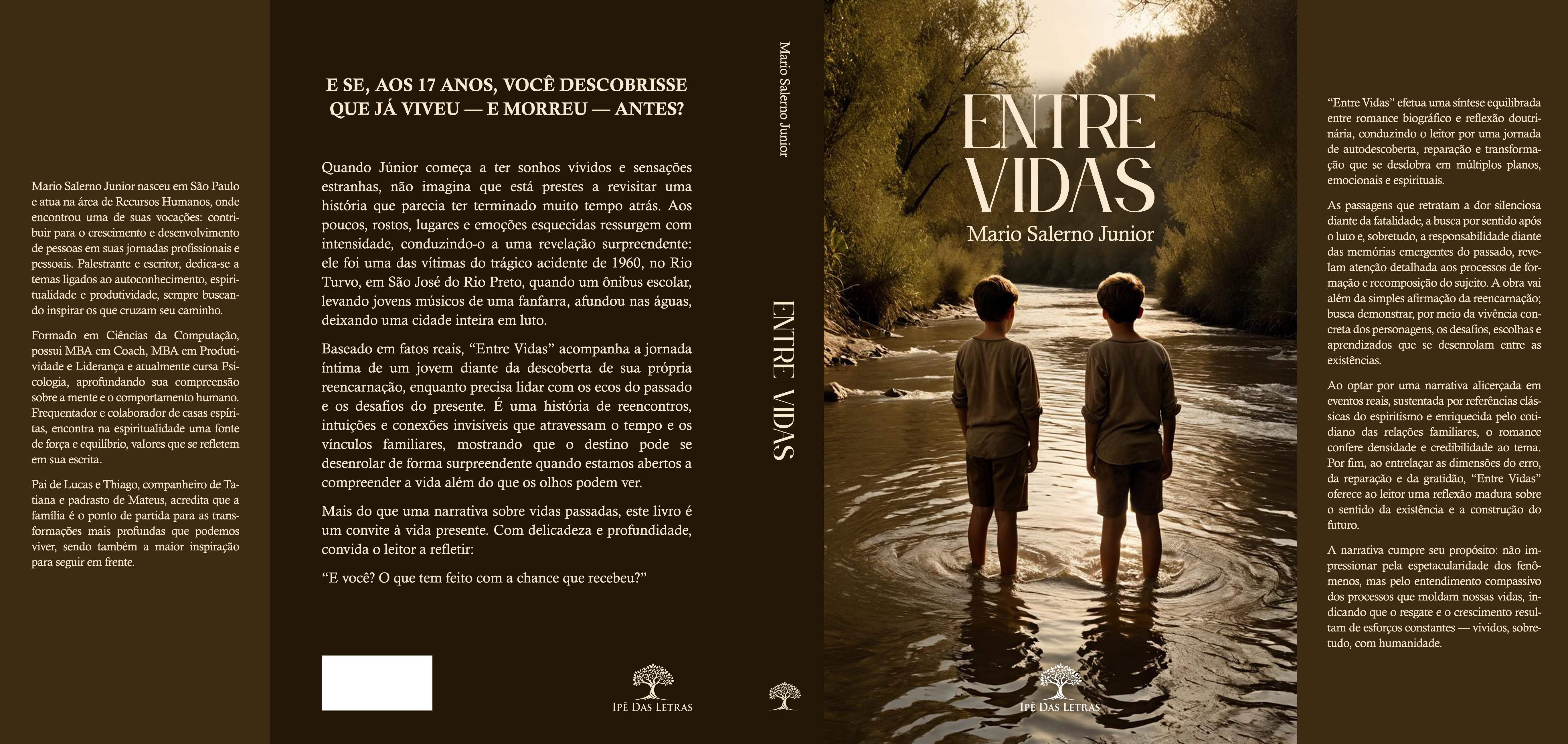 Livro Entre Vidas - Mário Salerno Jr.