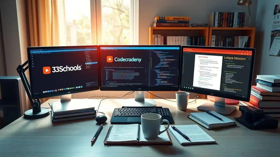 Recursos e plataformas gratuitas para praticar HTML